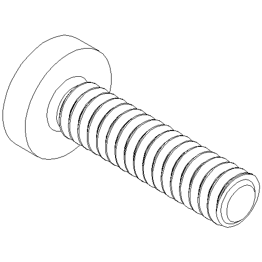 M4x16 Screw with cross recess (SP12)