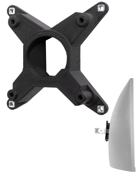 VESA adapter for MSI Optix monitor (MAG342CQR, MAG301CR2, AG321CQRDE, MAG342CQRVDE) - 75x75 mm