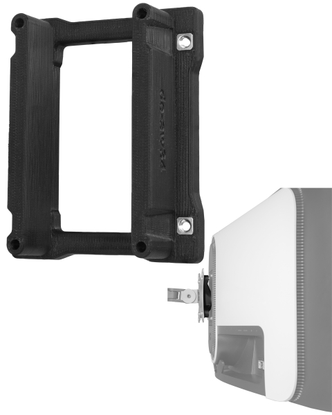 VESA adapter compatible with DELL Alienware Gaming Monitor (AW3423DW) - 75x75mm