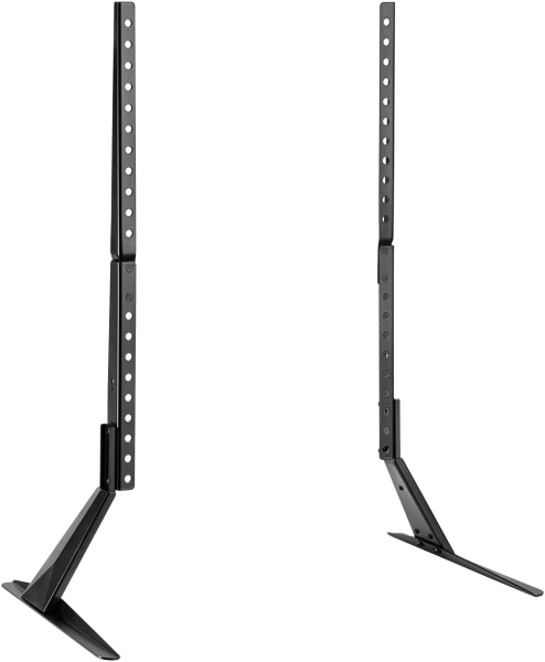 My Wall HP49L Universal TV Stand for 23–75 Inch TVs (Height-adjustable replacement feet with EVA protective pads – Load capacity up to 40 kg & 20-year warranty.)