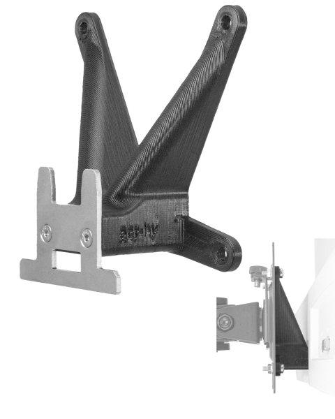 VESA adapter compatible with Acer monitor (HA240Y, R240HY & more) - 75x75mm