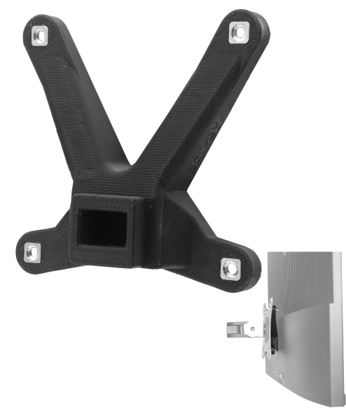 VESA Adapter compatible with Acer monitor (QG240YH3, QG240YS3, QG270H3, QG270S3bipx) - 75x75mm