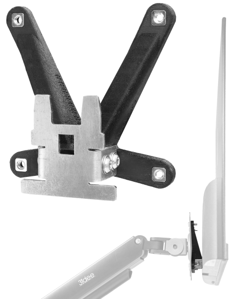 VESA adapter compatible with HP Monitor (22m, 24m, 27m) - 75x75mm