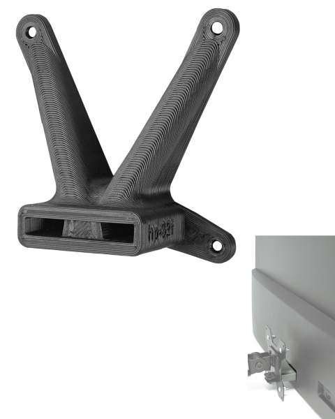 VESA adapter compatible with HP Monitor (32f)- 75x75mm