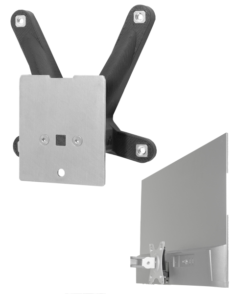VESA adapter compatible with HP monitor (M27h, M24h, 524sh, 527sh)
