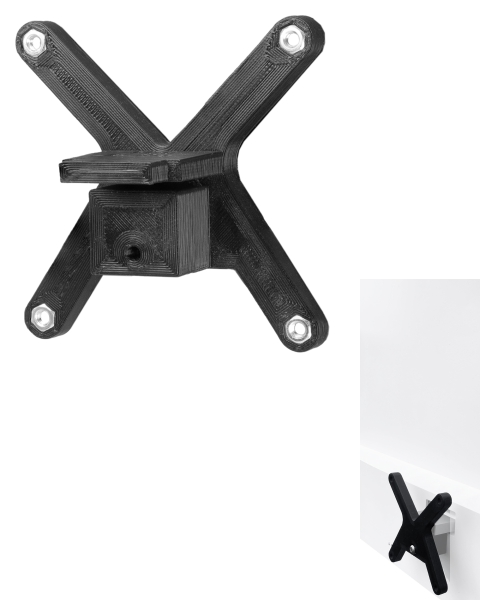 VESA adapter compatible with HP monitor (Pavilion 27q) - 75x75mm