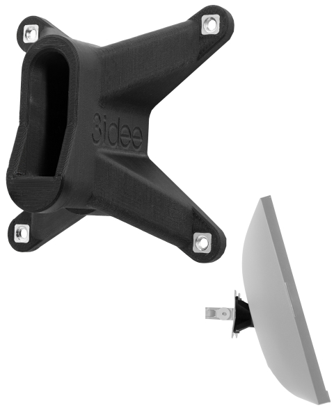 VESA adapter compatible with HP Omen 34c Monitor - 75x75mm