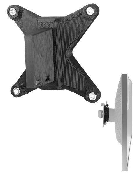 VESA adapter compatible with HP Omen Gaming Monitor (X25, X25f) - 75x75mm