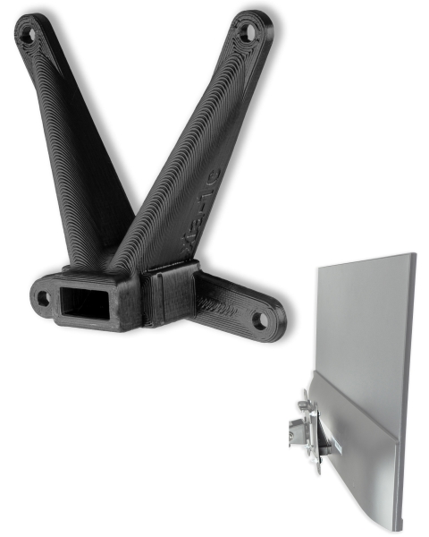 VESA adapter compatible with Xiaomi monitor (Mi 23.8" 1C) - 75x75mm