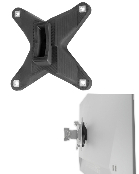VESA Adapter for HP Z G3 Monitor (Z24f, Z24m, Z24n, Z24q, Z24u, Z25xs, Z27k, Z27q, Z27xs) - 75x75mm