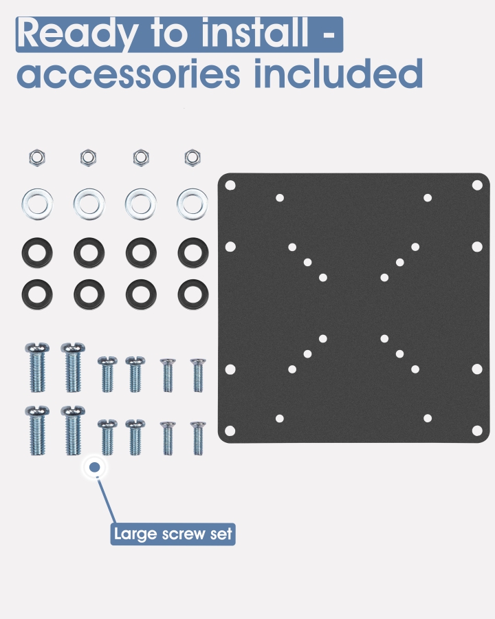 3IDEE VESA Adapter 200x200 (100x100 to 200x200)