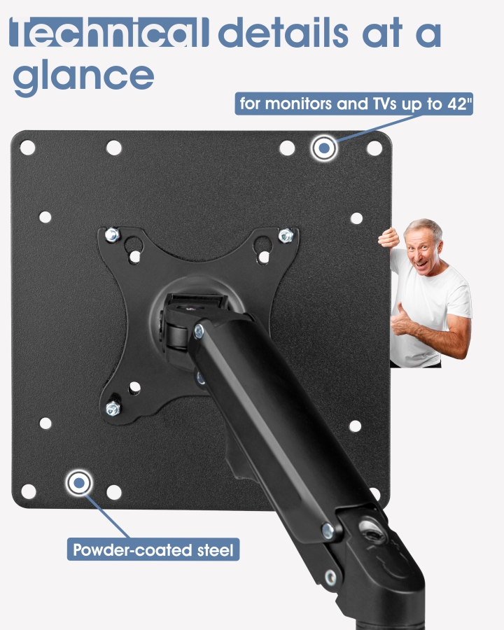 3IDEE VESA Adapter 200x200 (100x100 to 200x200)