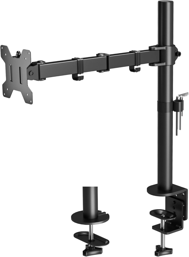 BONTEC Monitor Mount for 13-32" Monitors, up to 10 kg, height-adjustable, rotatable, tiltable