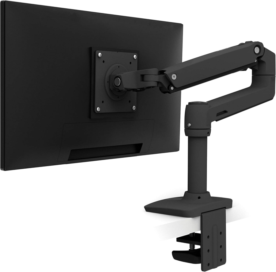 Ergotron LX Monitor Arm Black 34" | up to 11.3 kg (Premium Monitor Arm with Patented Constant Force Technology for Effortless Positioning up to 11.3 kg)