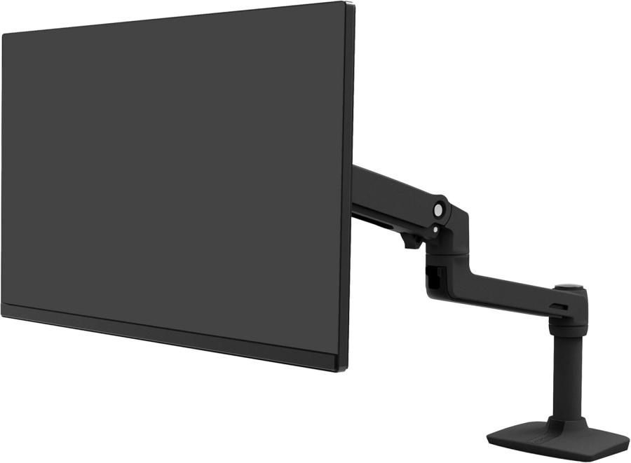Ergotron LX Monitor Arm Black 34" | up to 11.3 kg (Premium Monitor Arm with Patented Constant Force Technology for Effortless Positioning up to 11.3 kg)