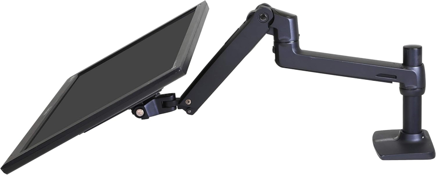 Ergotron LX Monitor Arm Black 34" | up to 11.3 kg (Premium Monitor Arm with Patented Constant Force Technology for Effortless Positioning up to 11.3 kg)