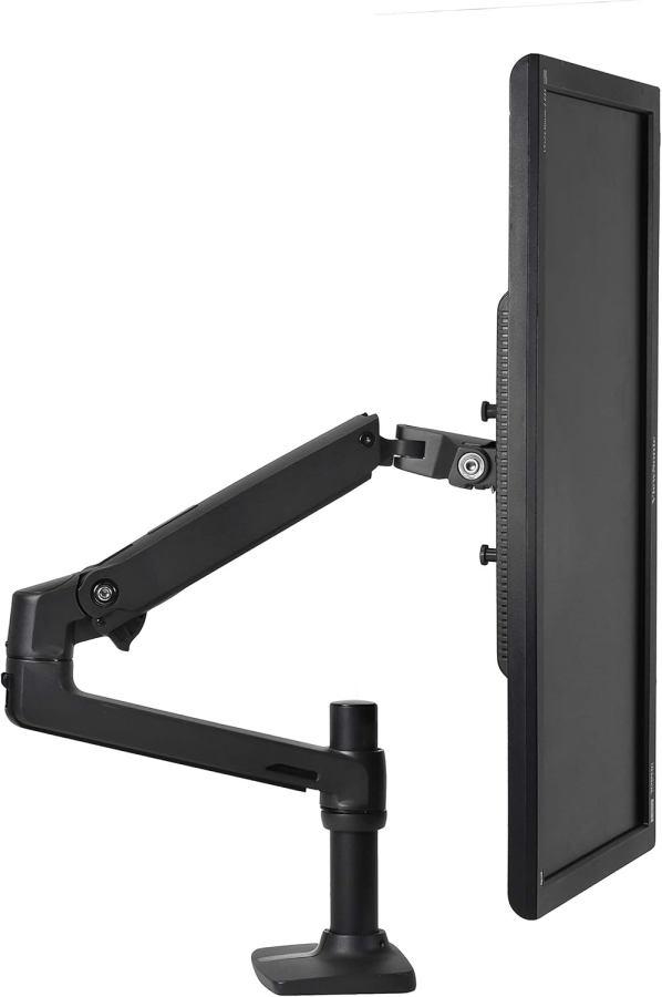 Ergotron LX Monitor Desk Mount (Black) for Screens up to 34 Inch (Premium Monitor Arm with Patented Constant Force Technology for Effortless Positioning up to 11.3 kg)