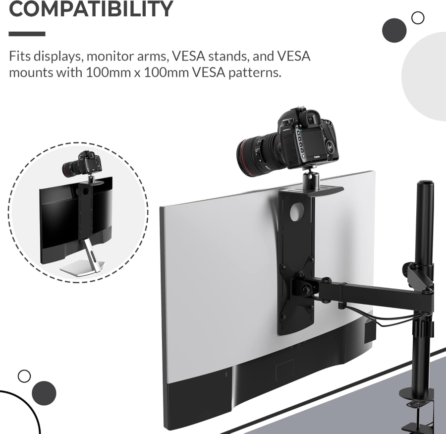 HumanCentric Monitor Camera Mount Small