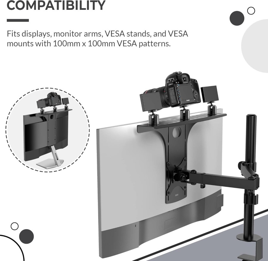 HumanCentric Monitor Camera Mount VESA