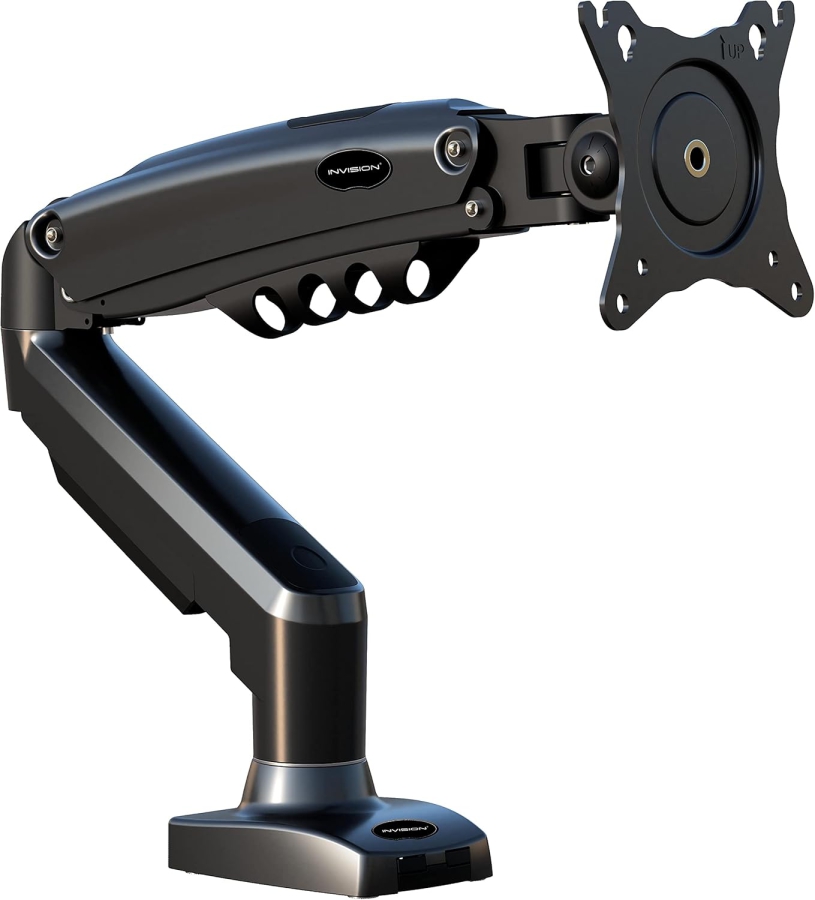 Invision MX200 Monitor Arm 19–32" | 2–9 kg (Ergonomic Gas Spring Mount for Two Monitors up to 12 kg Each)
