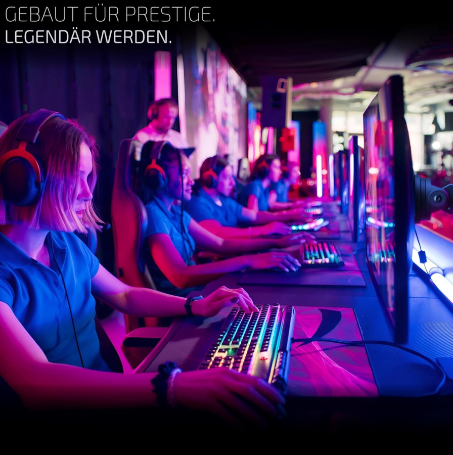 Invision Vortex VR200 RGB Monitor Arm 27–57" | up to 18 kg (The Ultimate Upgrade for Your Battle Station: Heavy Duty Arm up to 18 kg with Immersive RGB Lighting)