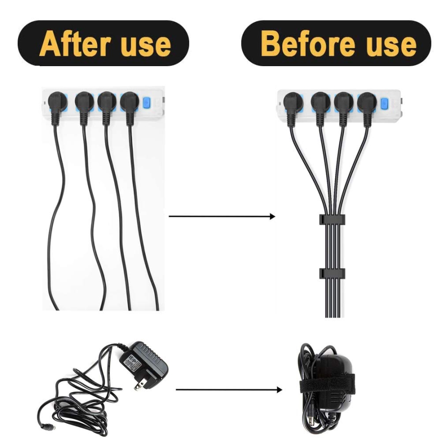 MiuCo Cable Management Desk Kit (100-Piece) – The Ultimate Organizer (Complete Set with 50 Cable Ties, 40 Clips & 10 Silicone Holders – Self-Adhesive & Residue-Free.)