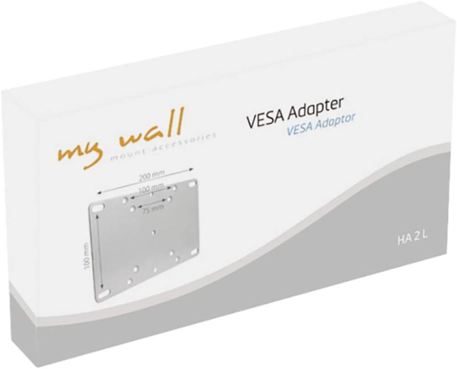 my wall HA2L VESA Adapter – Extension for TV Mounts (75/100 to up to 200) (75/100 to 200 | silver)