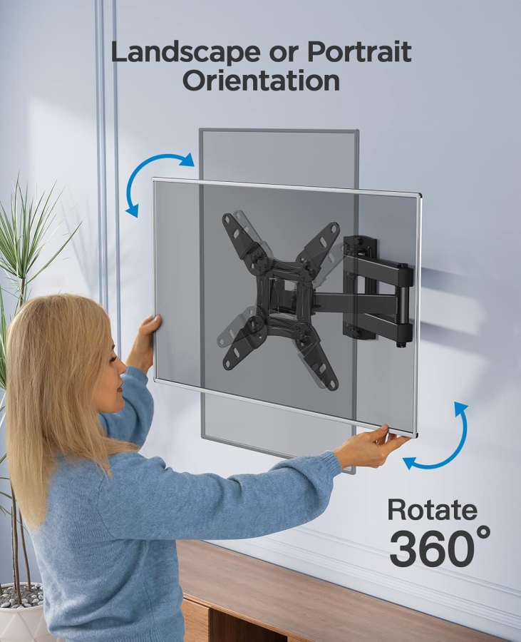 One for All Flat TV Wall Mount for 32-90 Inch TVs (WM4611) (Extremely robust Solid Series mount (up to 100 kg) – Only 25 mm wall clearance – VESA up to 600x400.)