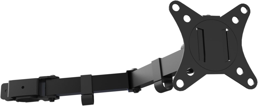 PUTORSEN Single Monitor Arm for Extension (for 3.5 cm Poles) – Stand Not Included (Add-on Arm for existing monitor stands – VESA 75/100, up to 9 kg load & Full Motion.)