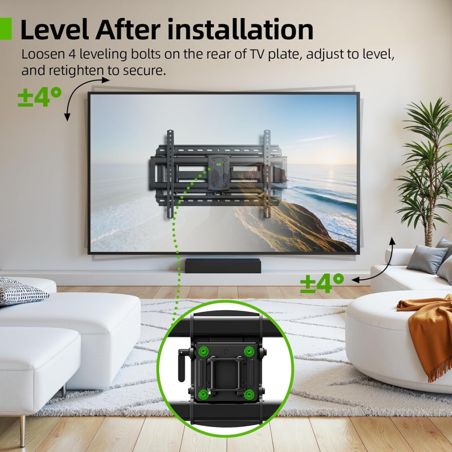 USX-MOUNT Wall mount for 37-90" screens, up to 68kg heavy duty