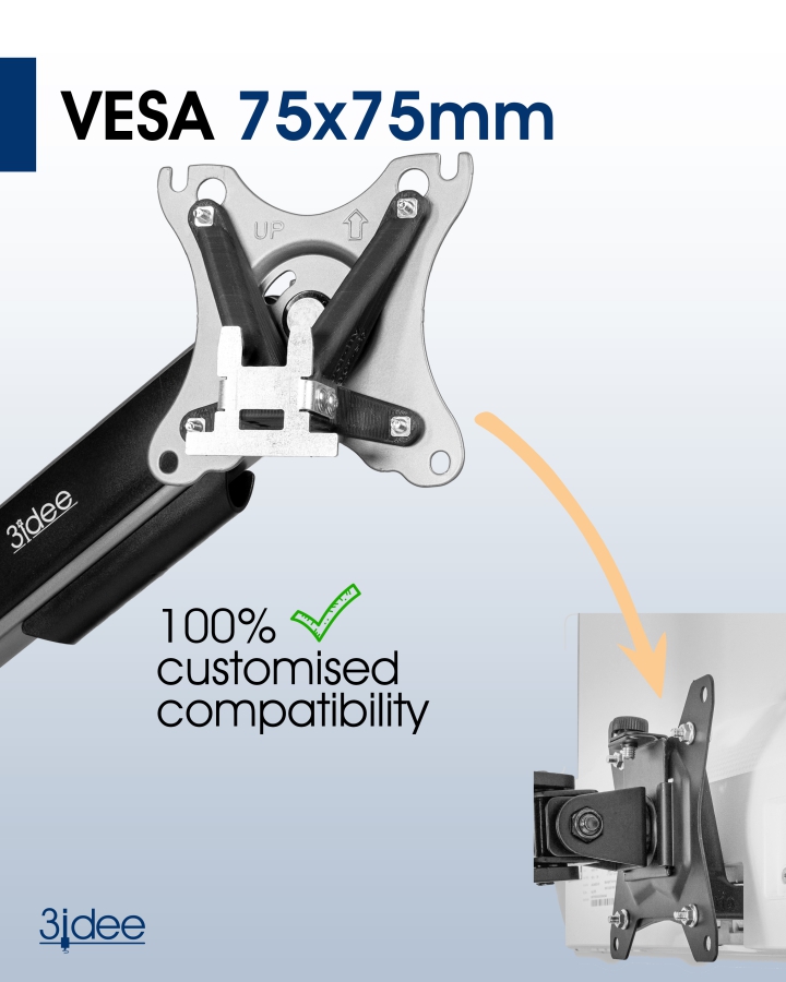 VESA adapter compatible with Acer monitor (HA240Y, R240HY & more)