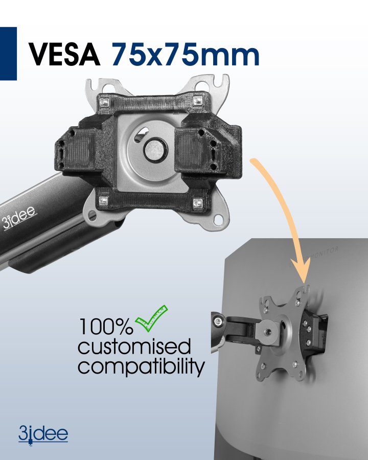 VESA adapter compatible with BenQ monitor (EX3203R, EX3501R)