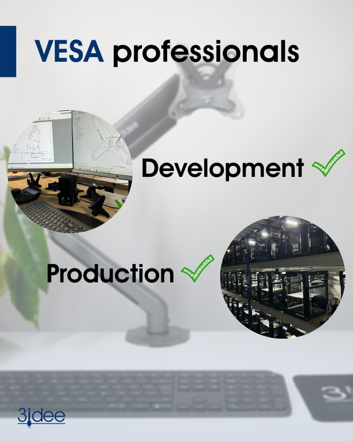 VESA adapter compatible with BenQ monitor (EX3203R, EX3501R)