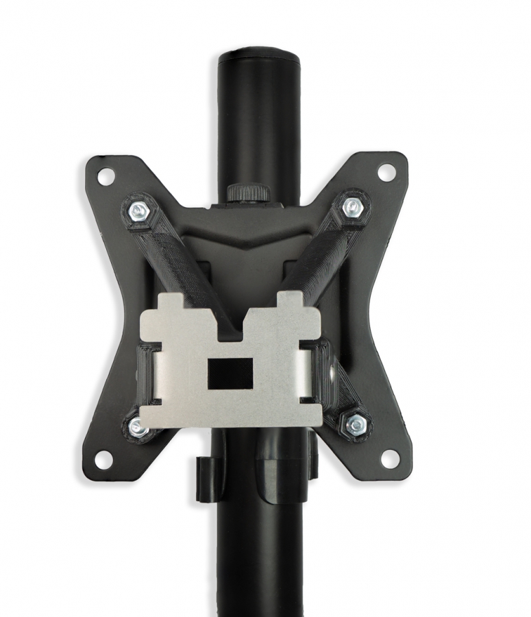 VESA adapter compatible with DELL monitor (S2216M, S2316H, S2317HJ, SE2417HGX and more) - 75x75mm