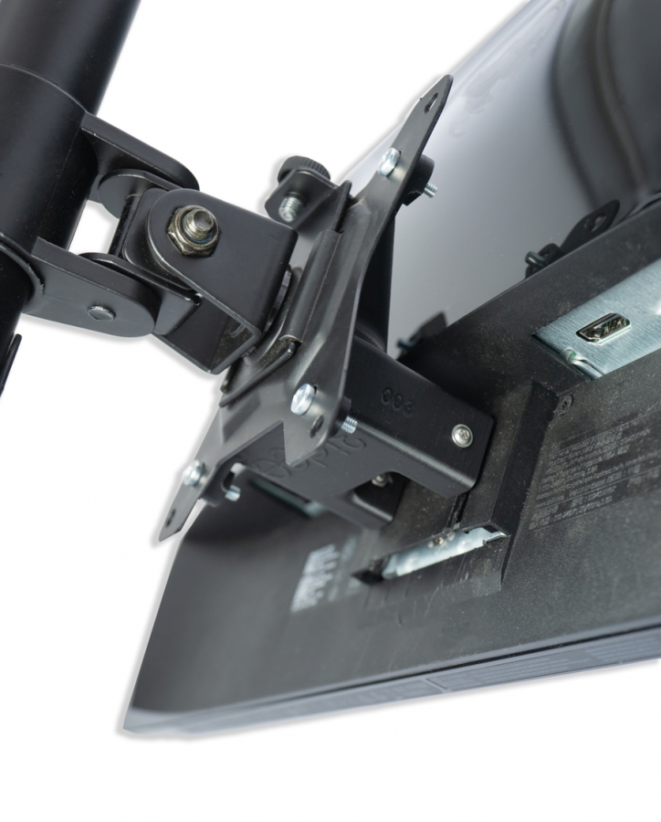 VESA adapter compatible with DELL monitor (S2216M, S2316H, S2317HJ, SE2417HGX and more) - 75x75mm