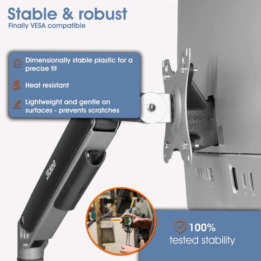 VESA adapter compatible with HP All-in-One PCs (EliteOne 840, 870 G9)