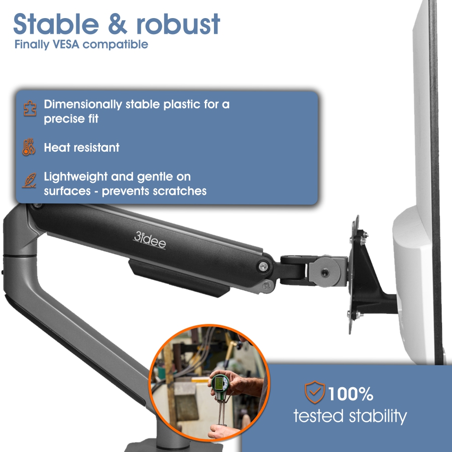 VESA adapter compatible with HP Monitor (22f, 24f, 27f, 22es, 22ea, 22er, 24es, 24ea, 24er, 27es, 27ea, 27er)