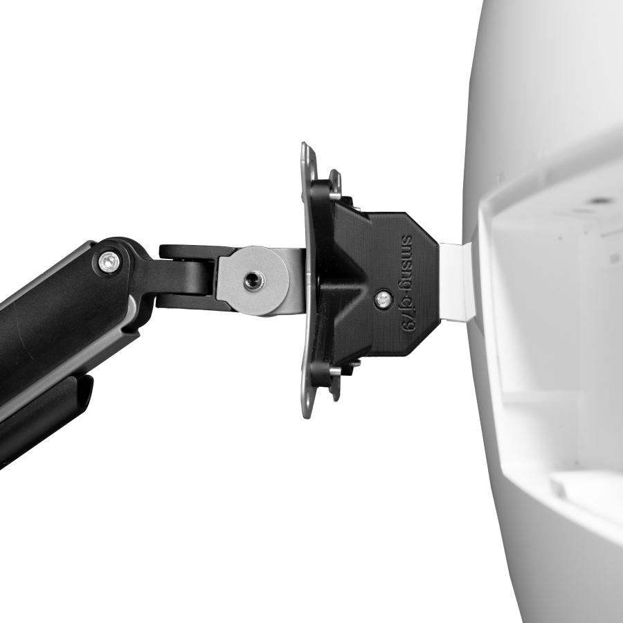 VESA adapter compatible with Samsung 34" Curved monitor (CJ79 series) - 75x75mm