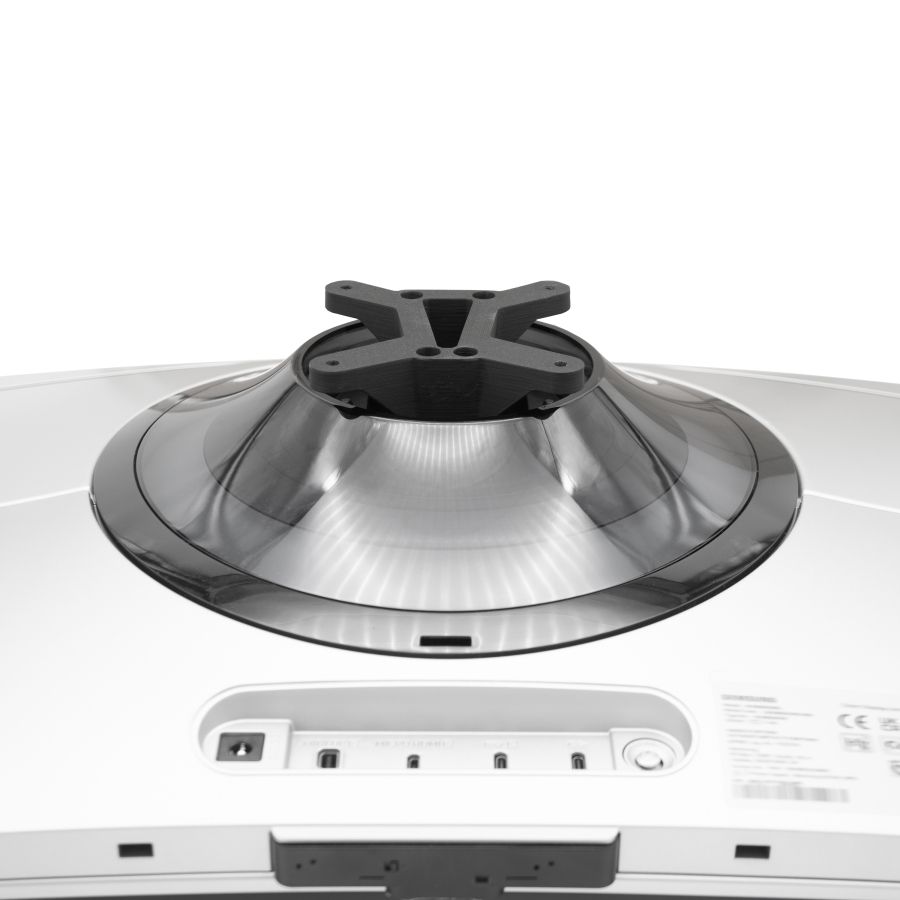 VESA adapter compatible with Samsung Odyssey OLED G8 monitor (S34BG850SU) - 75x75mm