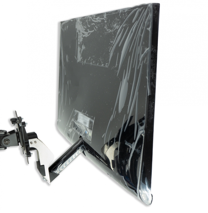 VESA adapter compatible with Viewsonic (VX2458) + Medion (AKOYA P52709) monitor - 75x75mm