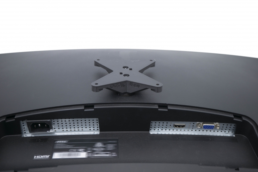 VESA adapter for MSI Optix monitor (G24C, G241VC, MAG341CQ & more) - 75x75mm