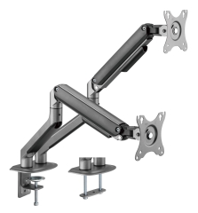 3IDEE Dual monitor mount | For 2 monitors 17"-32" screens | Height adjustable - up to 9kg per arm