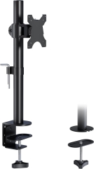 BONTEC Monitor Mount 1 Monitor for 13-34" Monitors, Short Arm, up to 10kg, Height Adjustable, Tiltable
