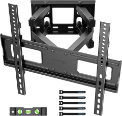 BONTEC wall mount for 23-70" screens, up to 45 kg, 80 mm wall clearance, swivel, tilt, and rotate
