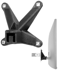 3IDEE Dual monitor mount | For 2 monitors 17"-32" screens | Height adjustable - up to 9kg per arm