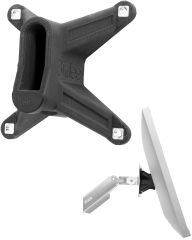 3IDEE Dual monitor mount | For 2 monitors 17"-32" screens | Height adjustable - up to 9kg per arm