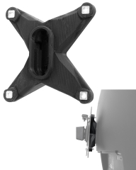 3IDEE Dual monitor mount | For 2 monitors 17"-32" screens | Height adjustable - up to 9kg per arm