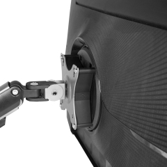 VESA Spacer 75x75mm - 30mm Distance - incl. screws - compatible with many monitors (Odyssey G5 Adapter)