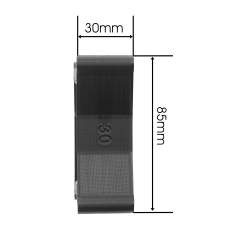 VESA Spacer 75x75mm - 30mm Distance - incl. screws - compatible with many monitors (Odyssey G5 Adapter)
